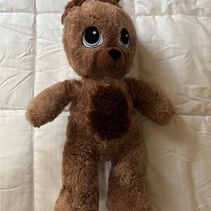 Build a Bear Sweet Hugs Pup Brown Puppy Dog Blue Eyes 17" Plush Stuffed Animal